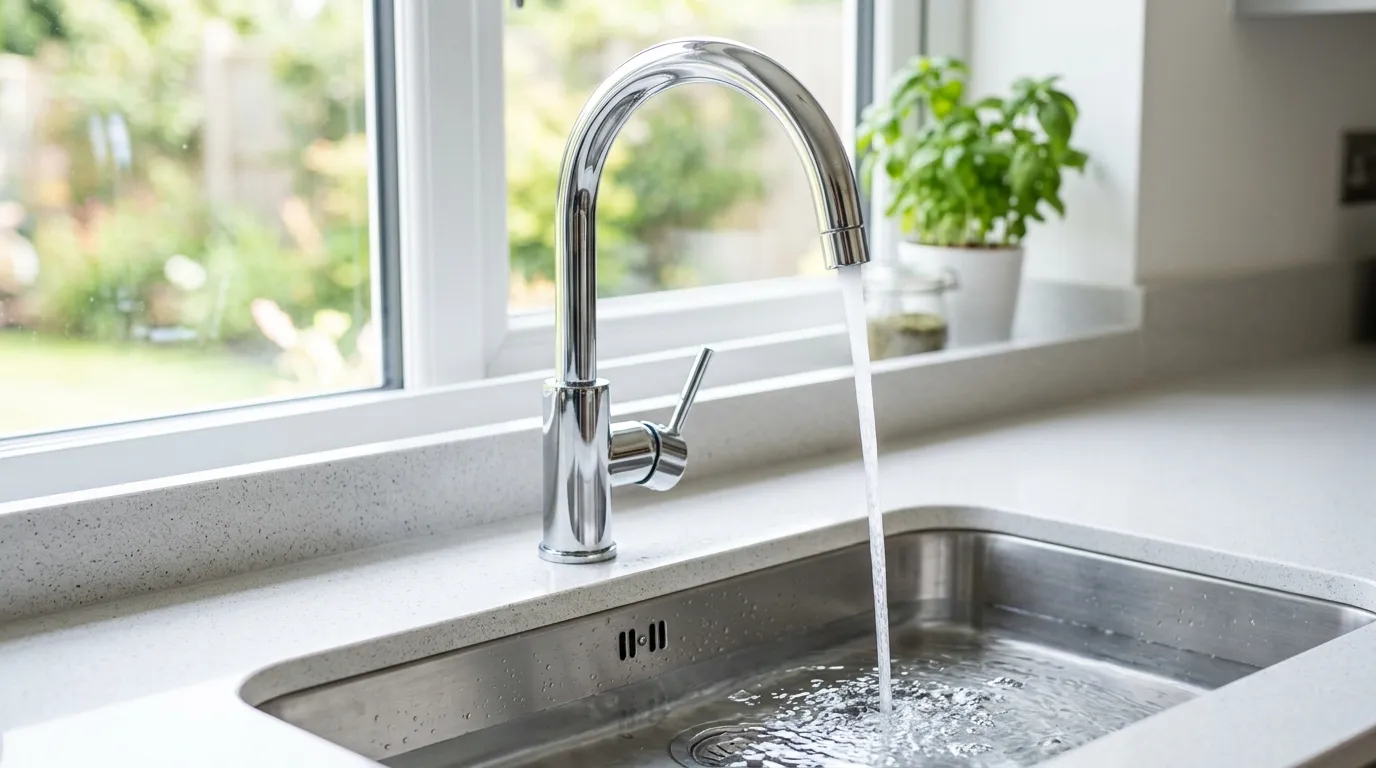 Local Plumbing Master Pros same day plumber fixing a faucet in Crawford, GA